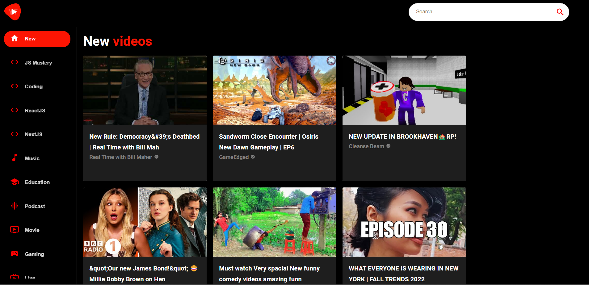 Youtube Clone